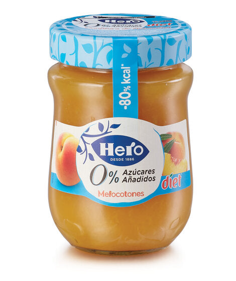 Mermelada DIET de Melocotón 280g - Mermelada La casa del bacalao