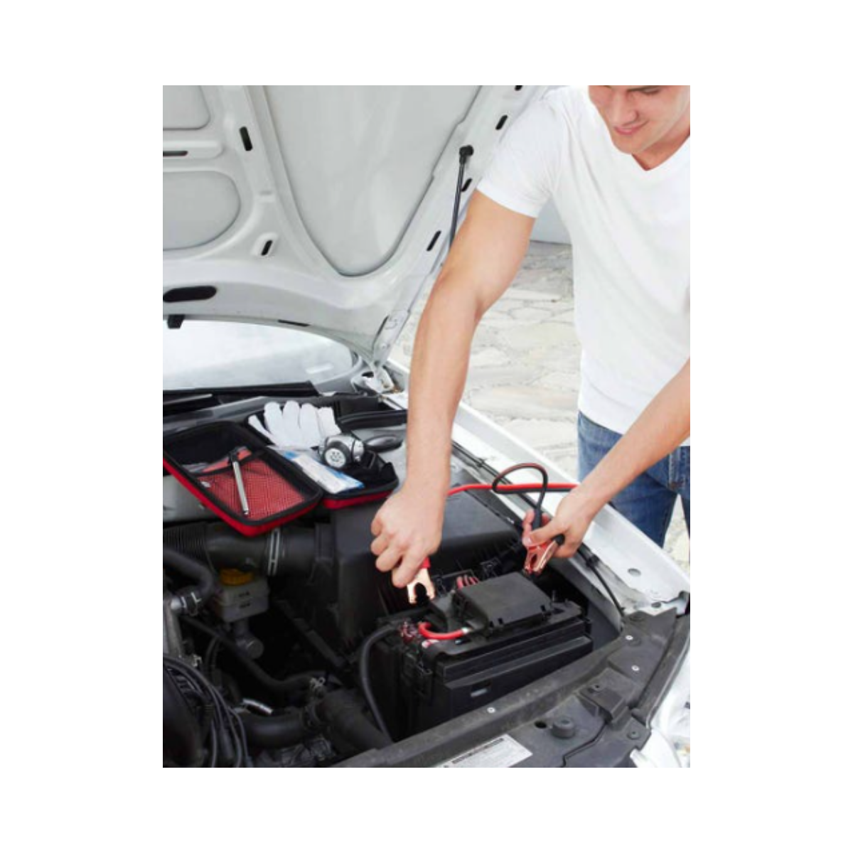 Set Emergencia Anker Promoopcion Automotriz Color Negro