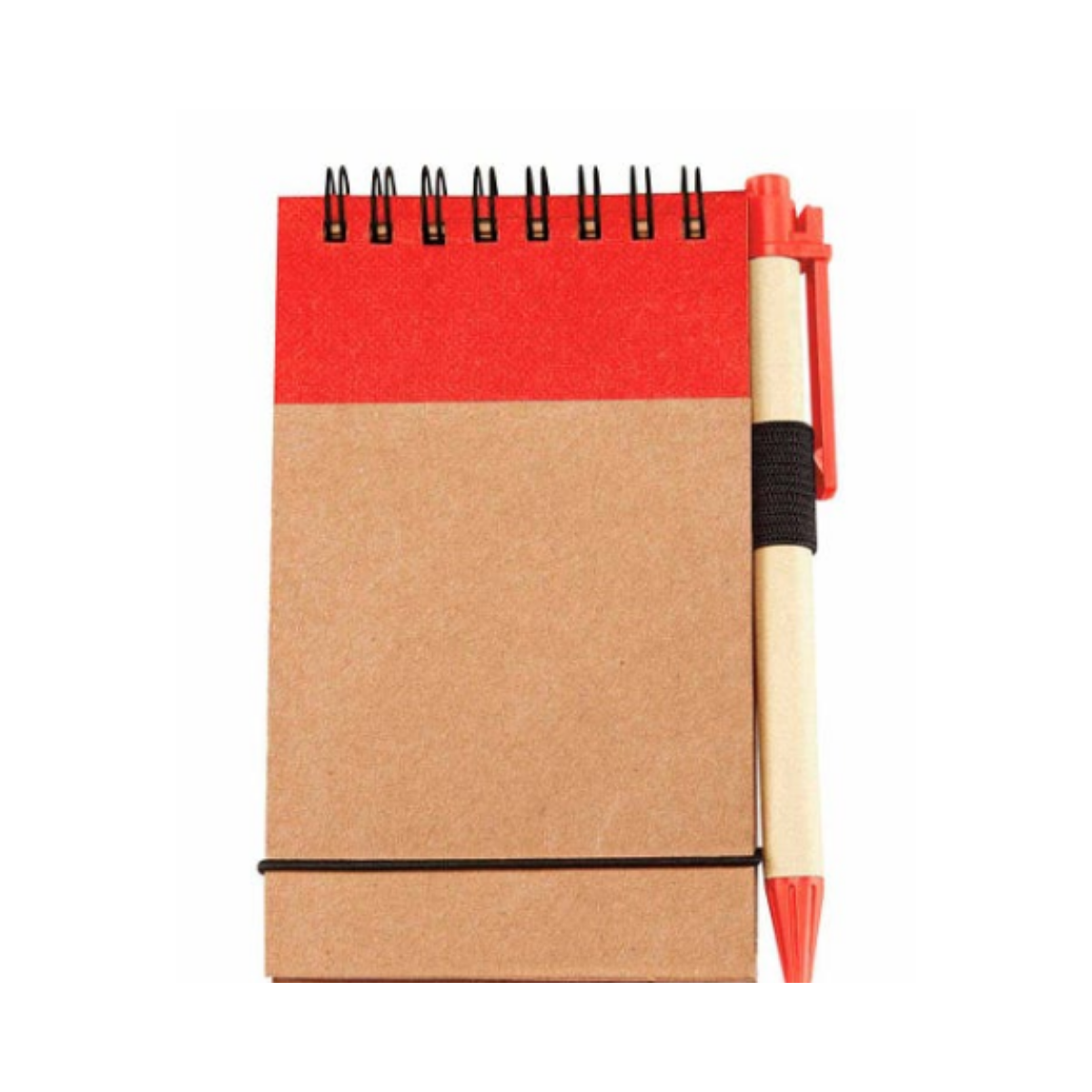 10 Libretas Bolsillo Chica Boligrafo Ecologica Pluma Colores