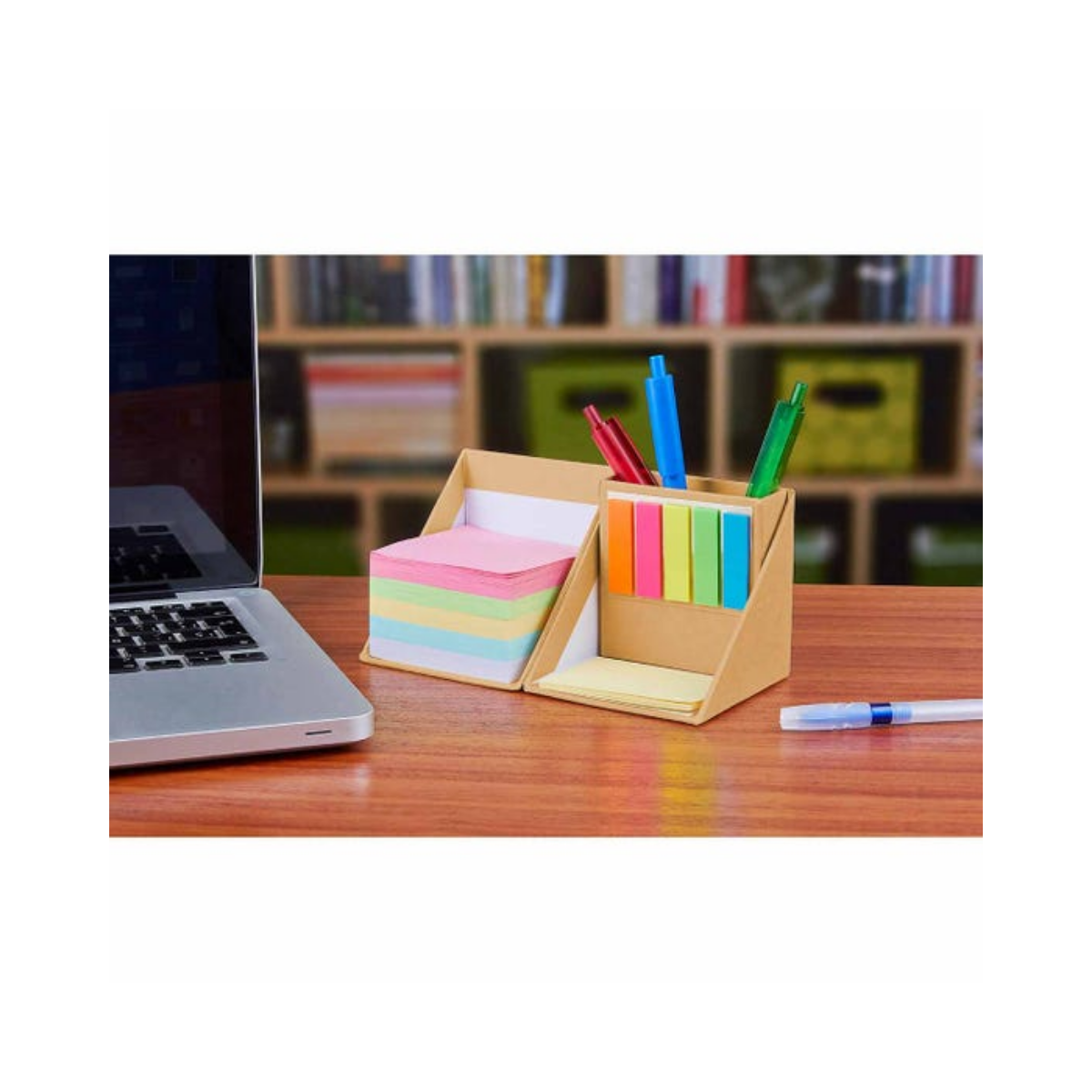 Cubo Oficina Despegable Porta Notas Ecologico Lapicero