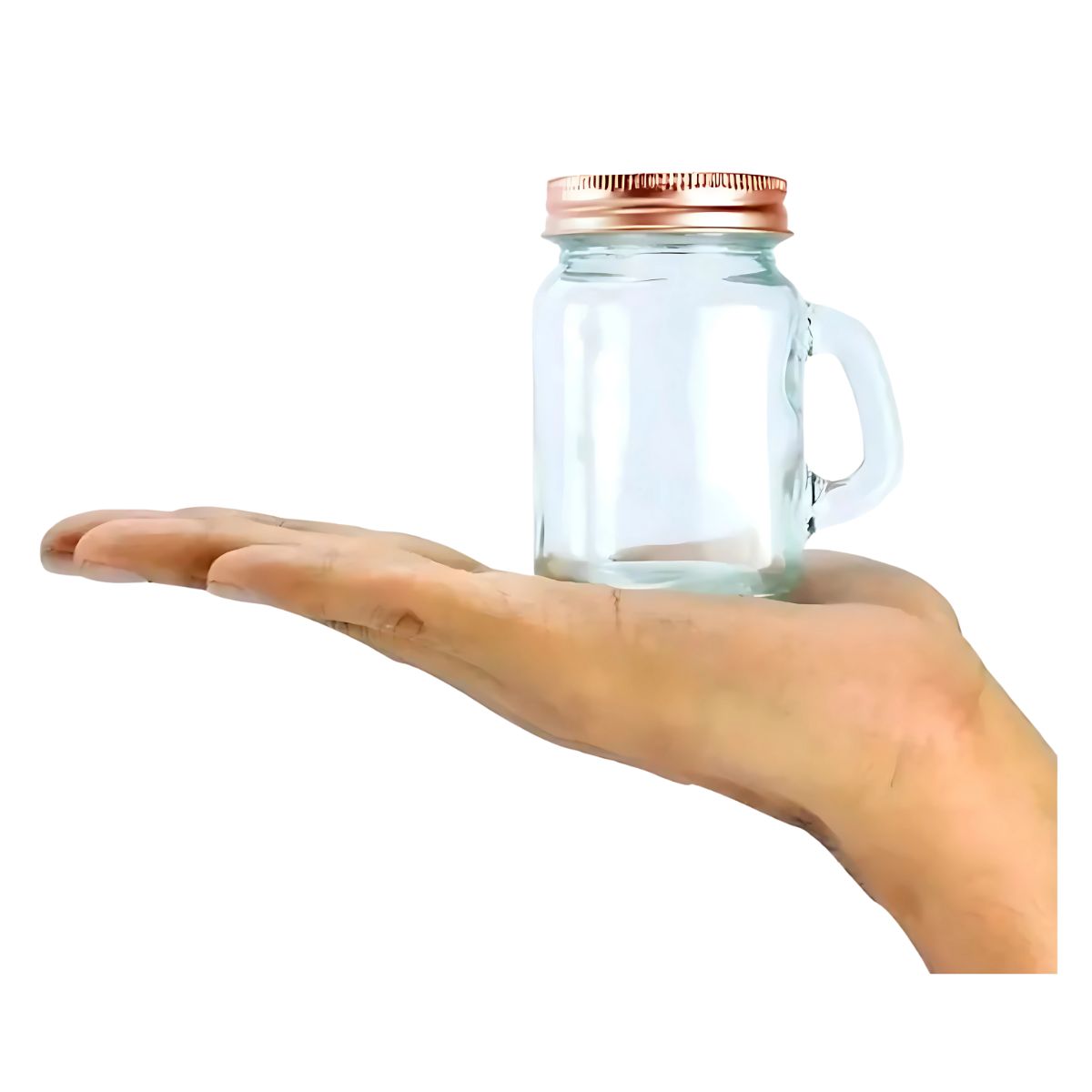 48 Pack Mason Jar Mini Con Asa 4 Oz Vaso Frasco Tarro Vasito