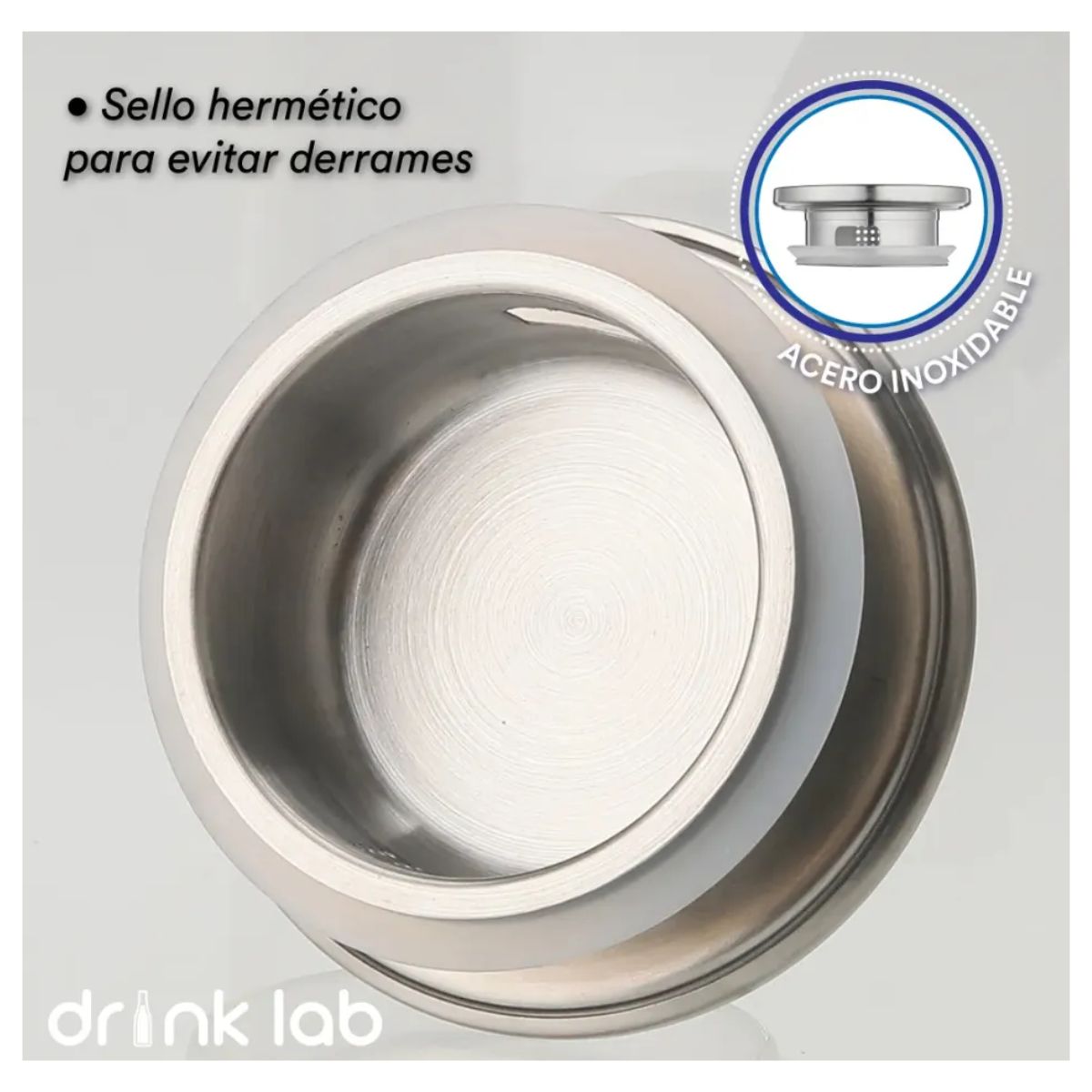 Set 2 Jarra Vidrio Giza Tapa Acero Inoxidable 1.3 Litros Transparente