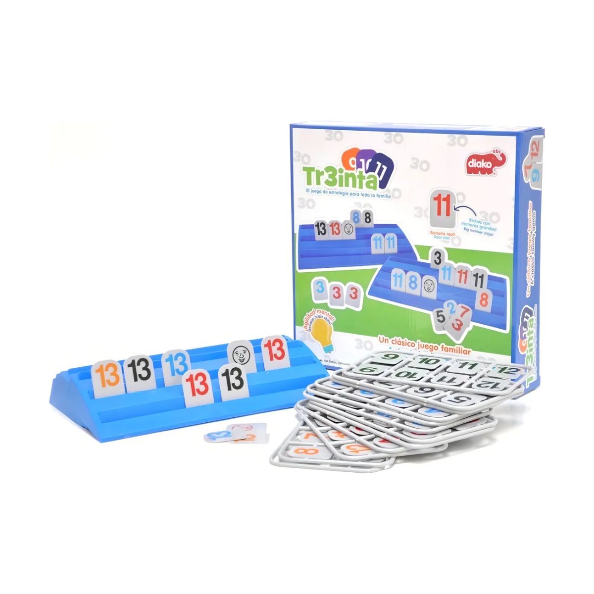 Treinta Rummy Diako Juego De Mesa