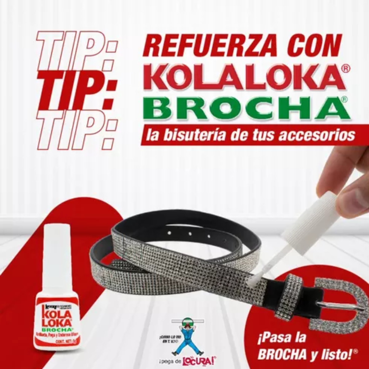 8pzs Pegamento Instantaneo Brocha 5gr Kola Loka