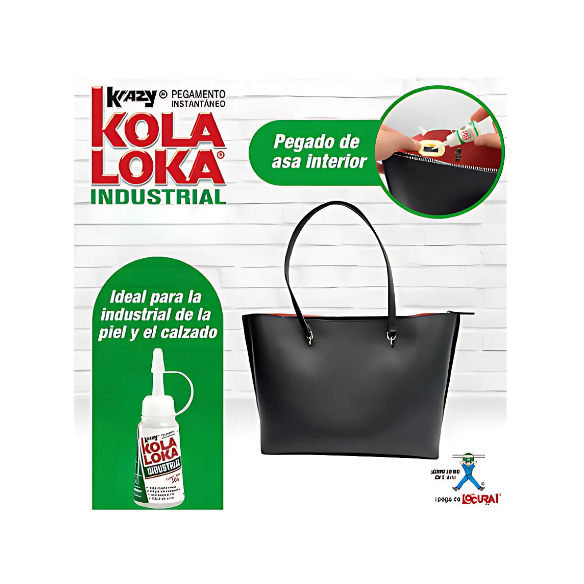 Pegamento Kola Loka Industrial Transparente 20gr