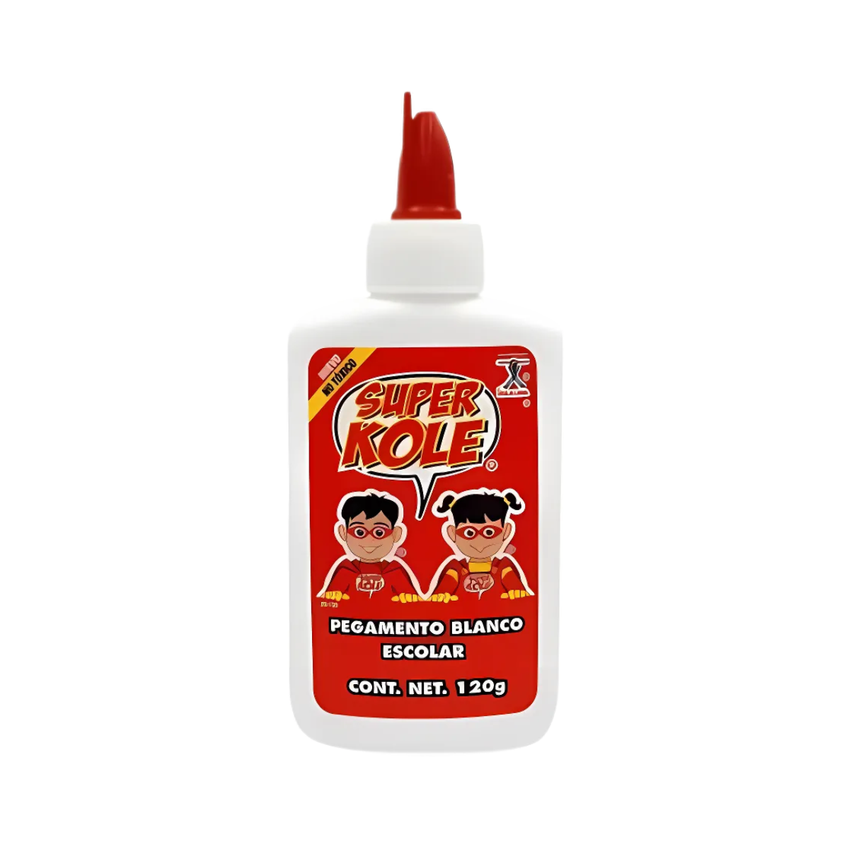 12 Pz SUPER KOLE 120 GRAMOS PEGAMENTO BLANCO