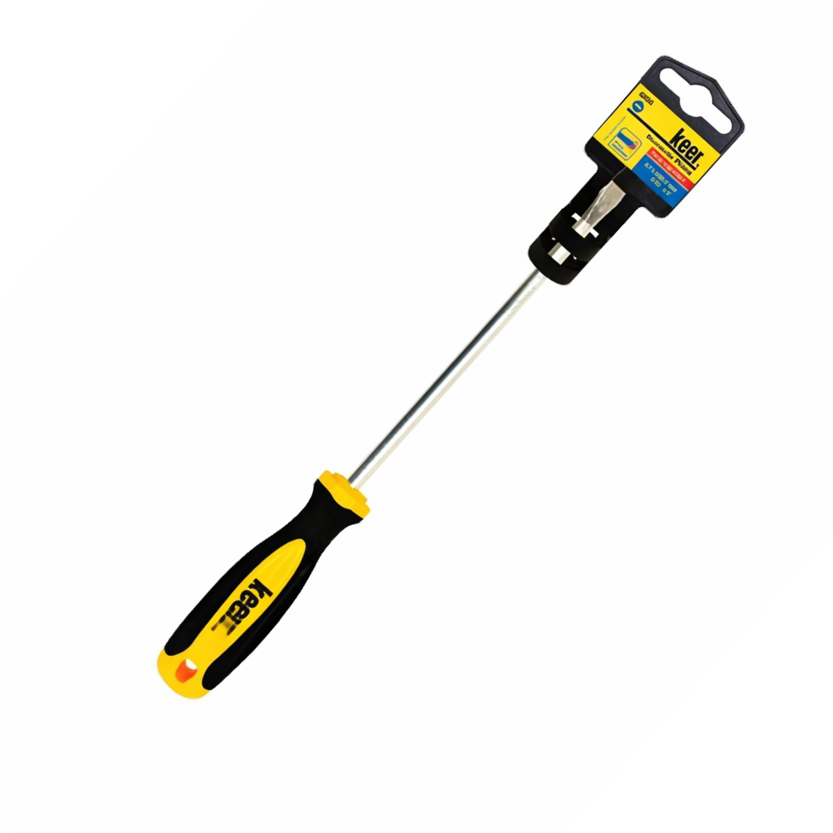 Desarmador Cabinet 3/16 x 8 Mango Bimaterial Keer