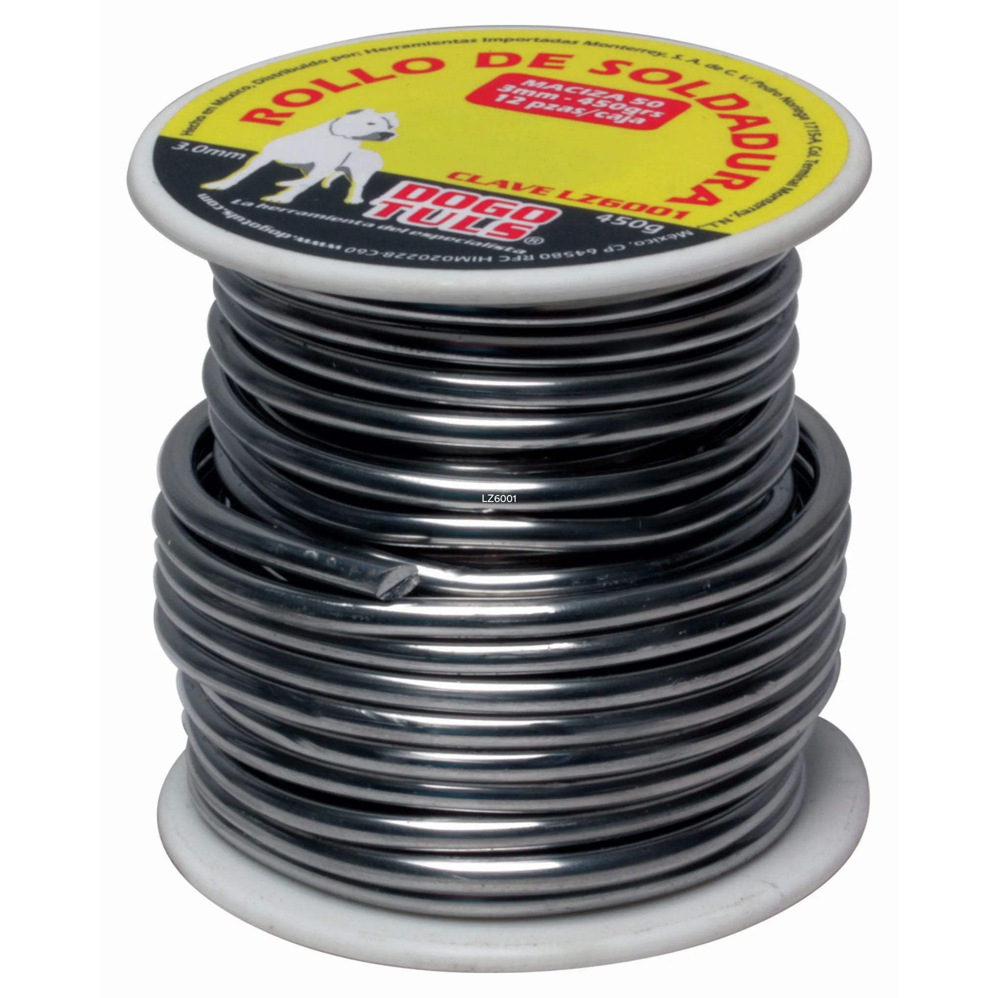 Soldadura Maciza Dogotuls 50/50 Rollo 3mm 450gr