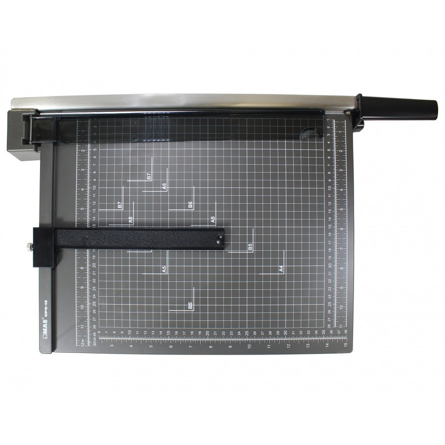 Guillotina 15x12 Pulgadas Mae Base de Plastico Cortadora de Papel