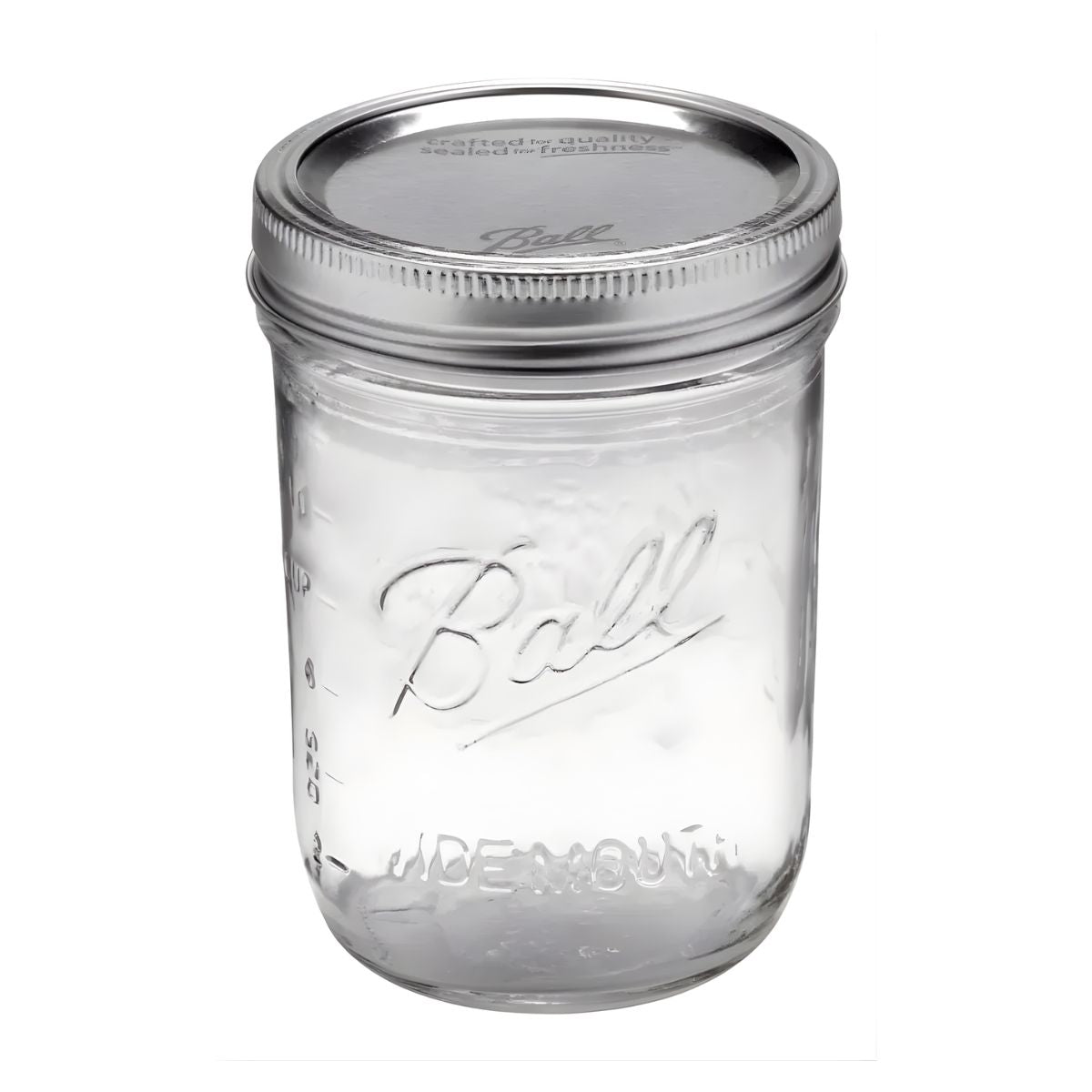 Mason Jars Ball 16oz Boca Ancha Vidrio 2 Pack Tapa Frasco