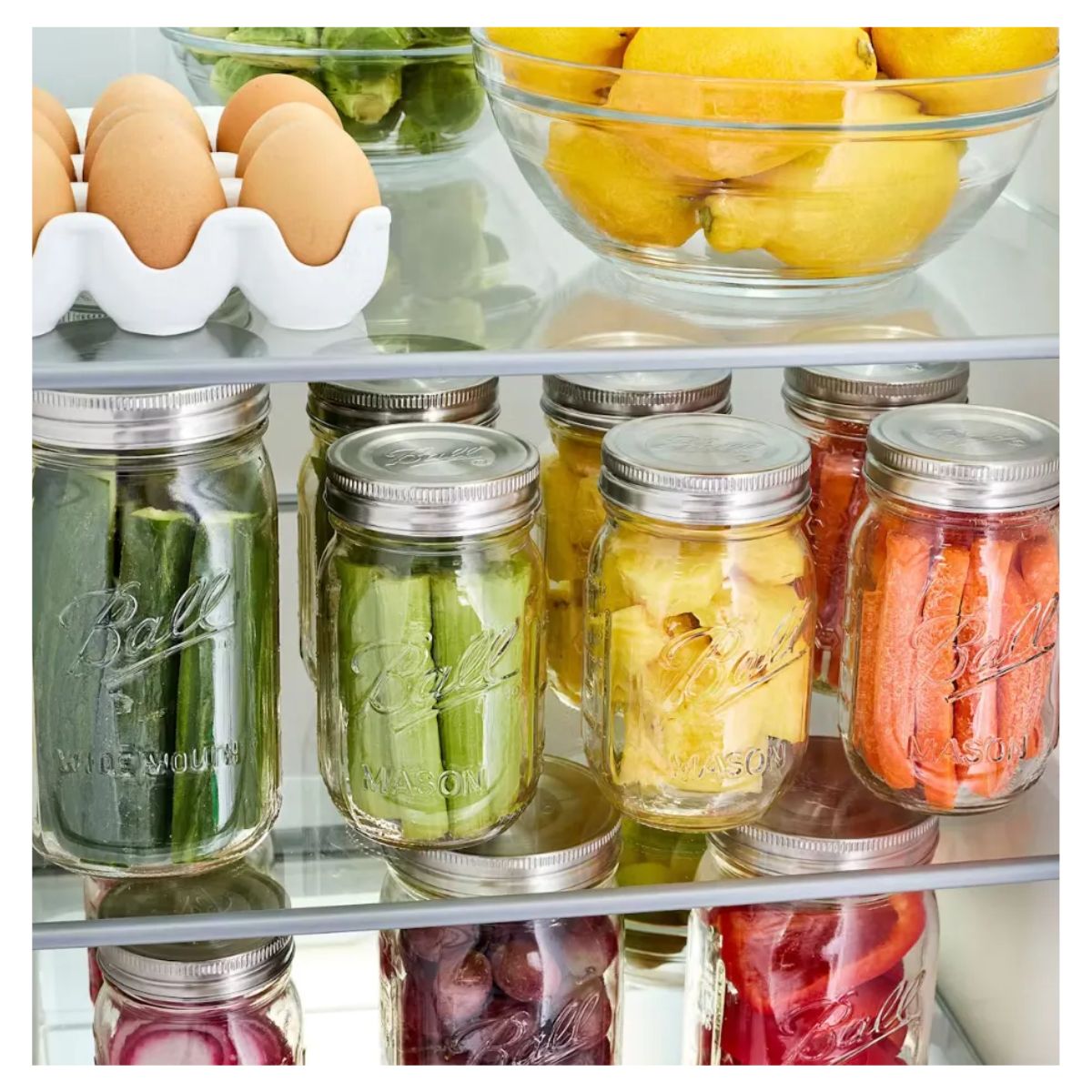 Caja 3pz Tapas De Acero Inoxidable Ball Boca Regular - Plateado - Tapa