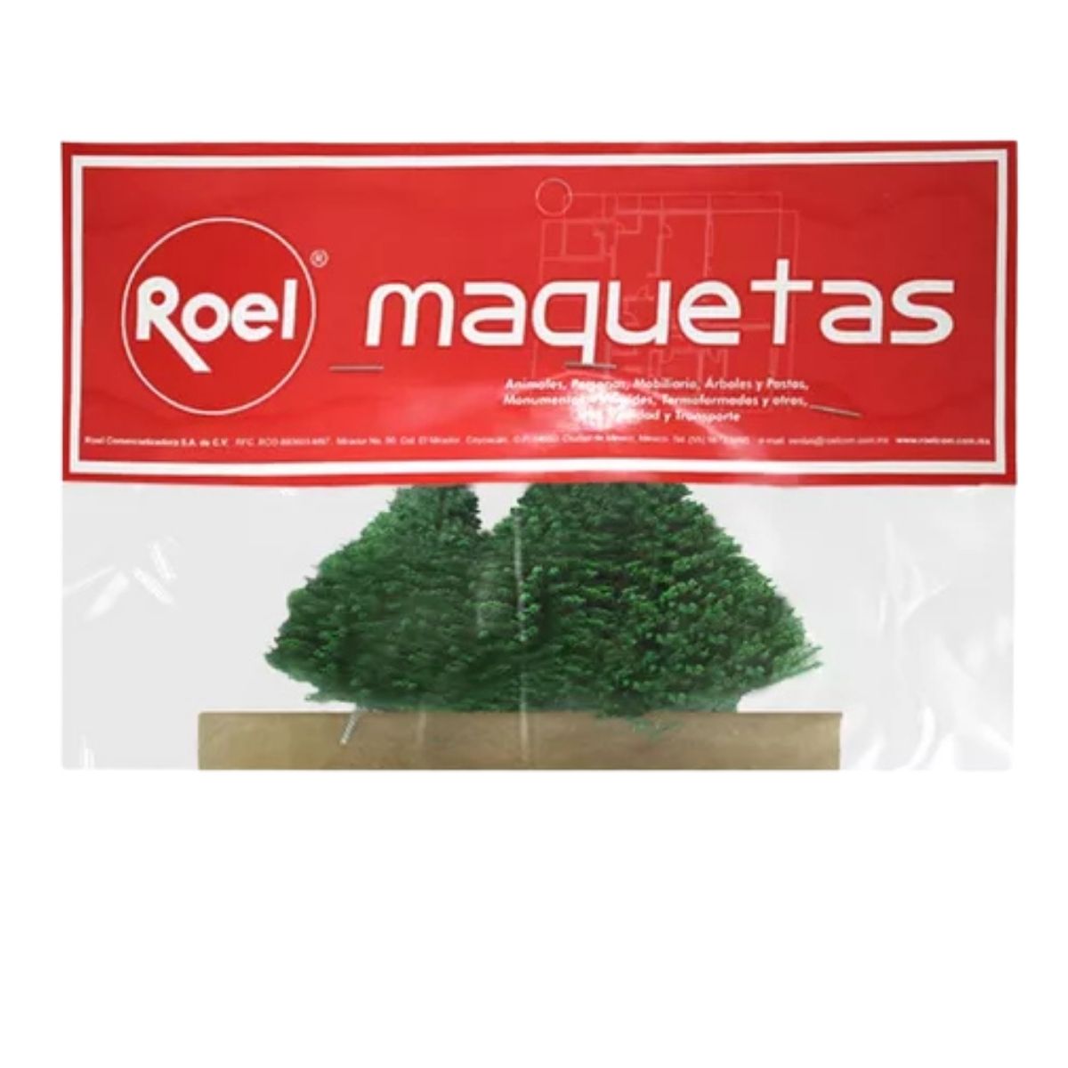 Set 3 Pinos Maqueta Roel Modelismo Altura 7cm