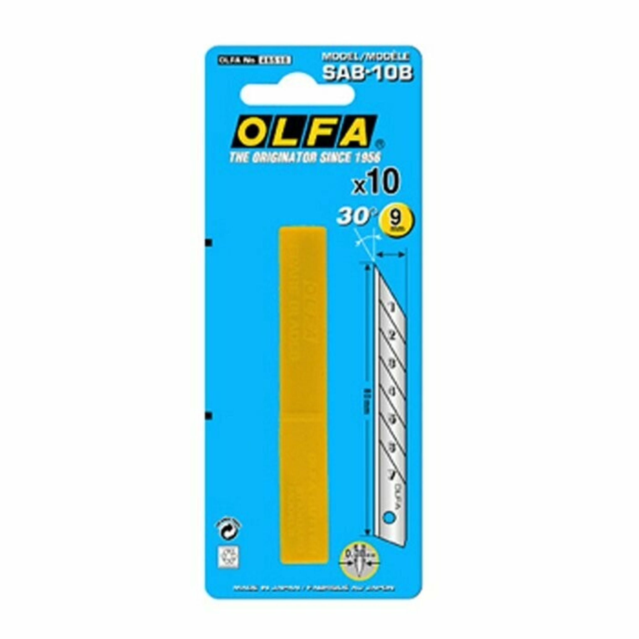 Pack 10 Cuchilla Olfa Filo Alta Presicion