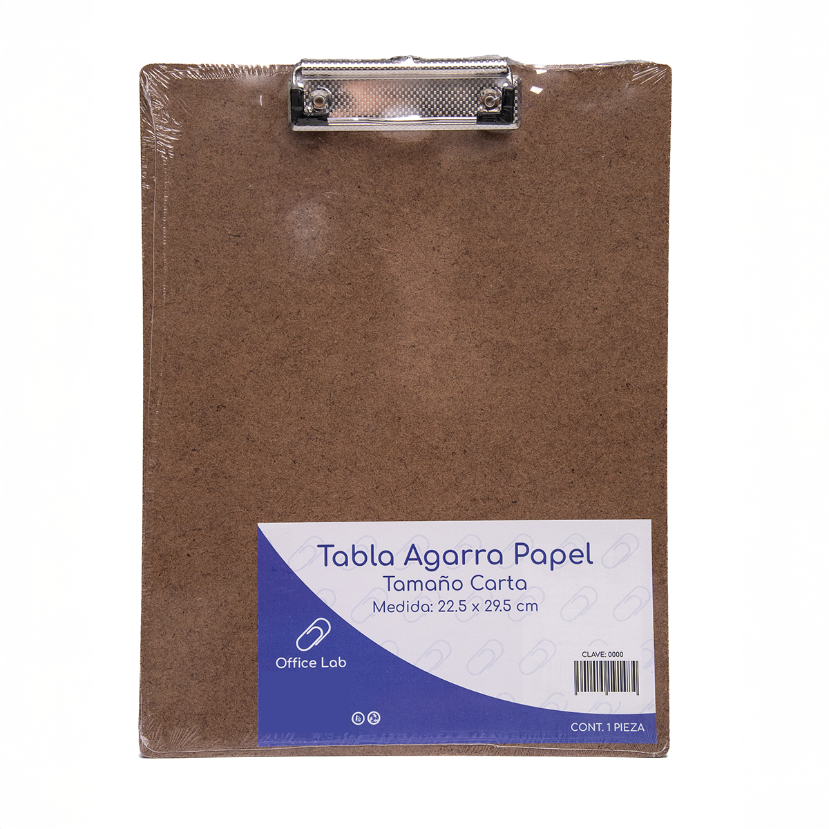 Tabla Sujeta Papeles Marca Office Lab Madera Tamaño Carta