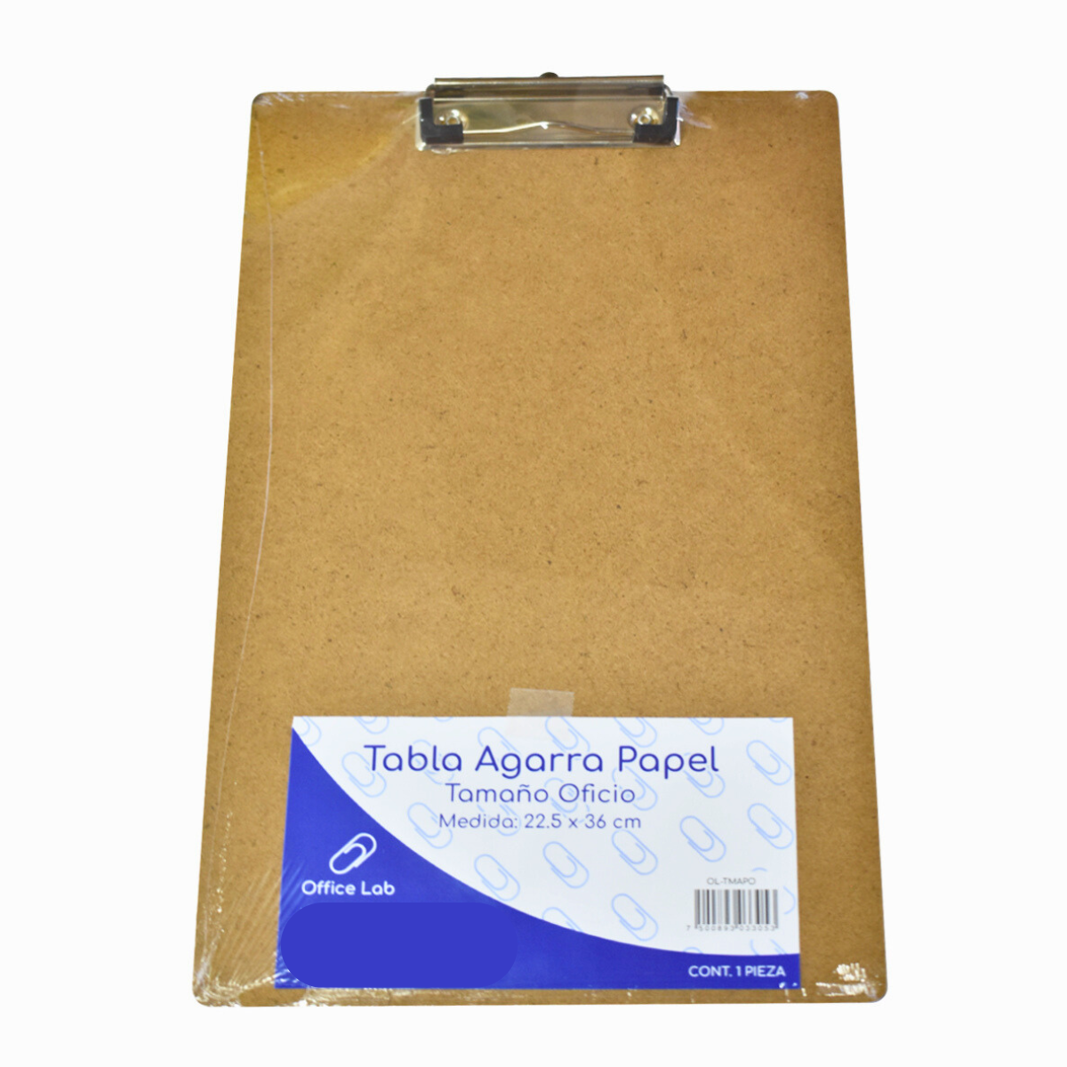 Tabla Sujeta Papeles Office Lab Madera Tamaño Oficio Clip