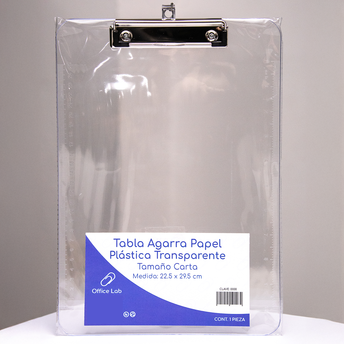 Tabla Sujeta Papeles Office Lab Plastico Tamaño Carta