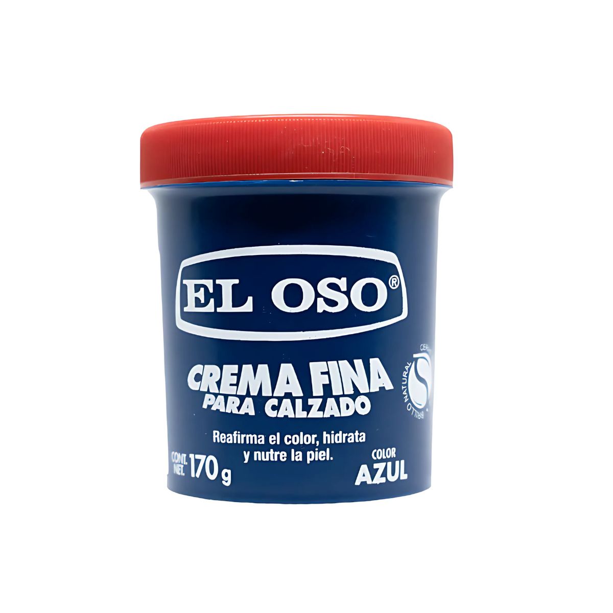 Grasa Crema Fina El Oso Calzado Color Azul 170g Brillo