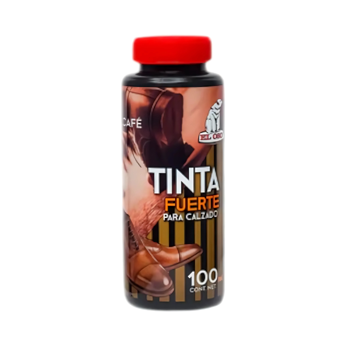 Tinta Fuerte para Calzado El Oso Color Café 100ml