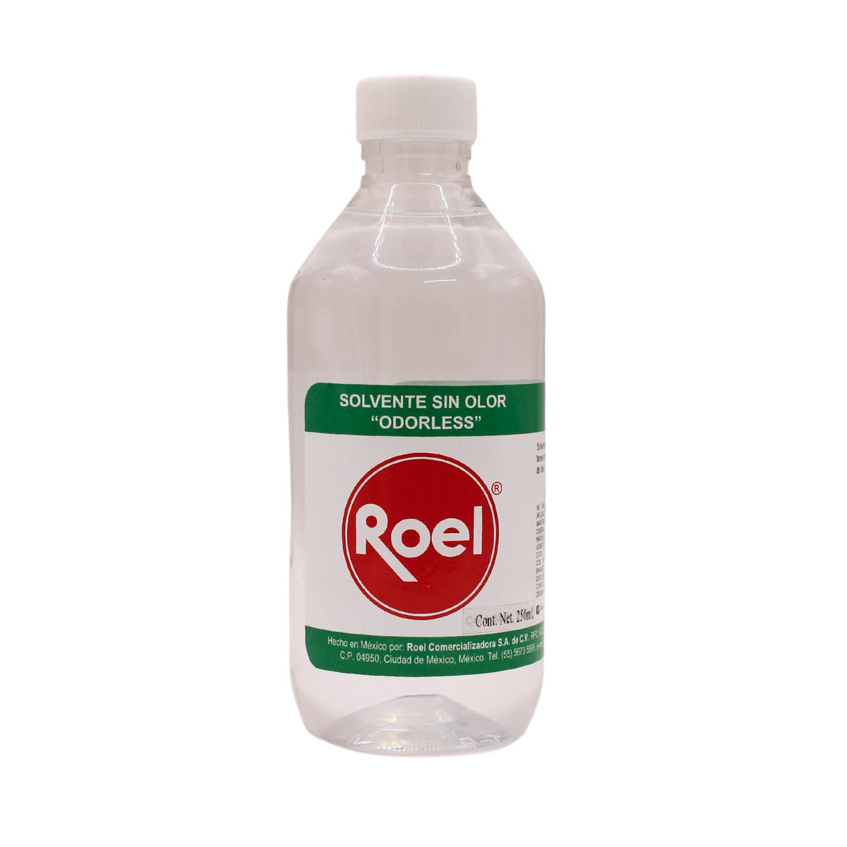 Solvente Sin Olor 250ml Roel Odorless Transparente Inoloro