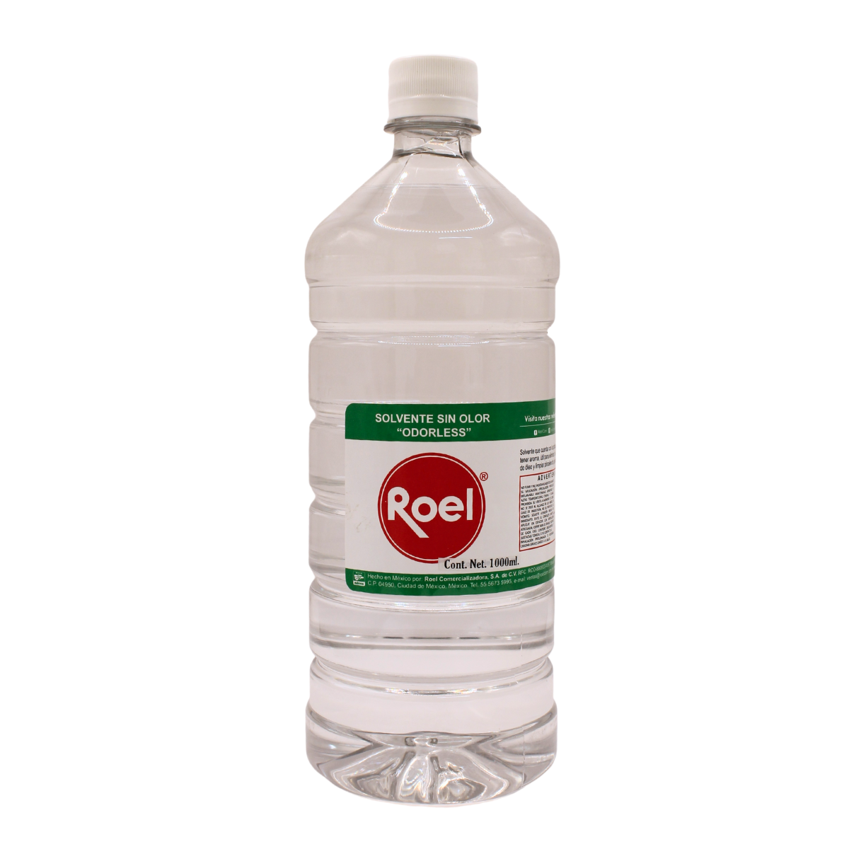 Solvente Sin Olor 1000ml Roel Odorless Transparente Inoloro
