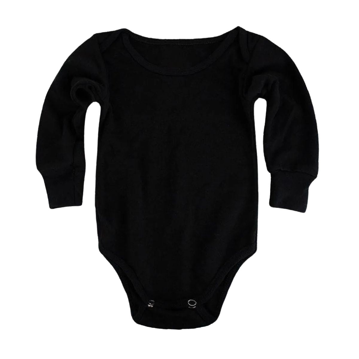 Pañalero Negro Ropa Bebé Niño Niña Manga Larga y Corta