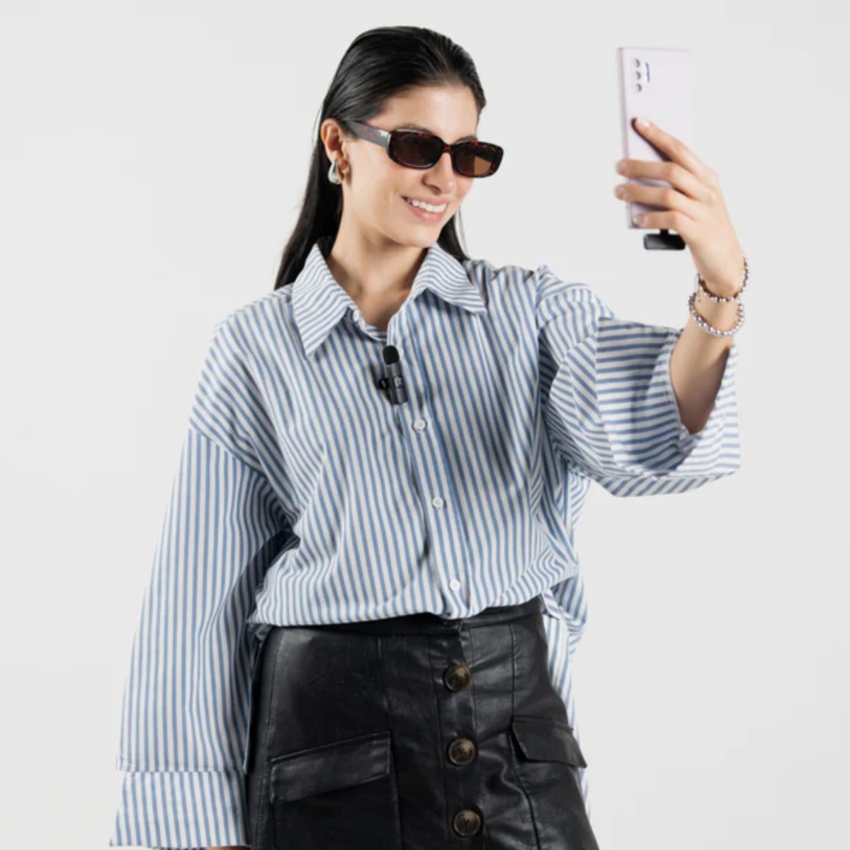 Microfono Inalambrico Streaming Perfect Choice Negro