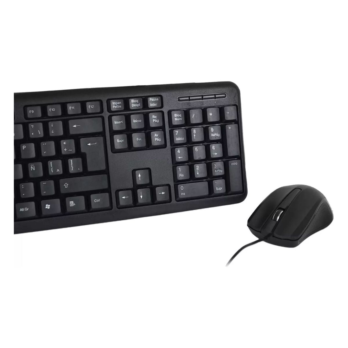 Kit Teclado Mouse Usb Alambrico Perfect Choice Antiderrames