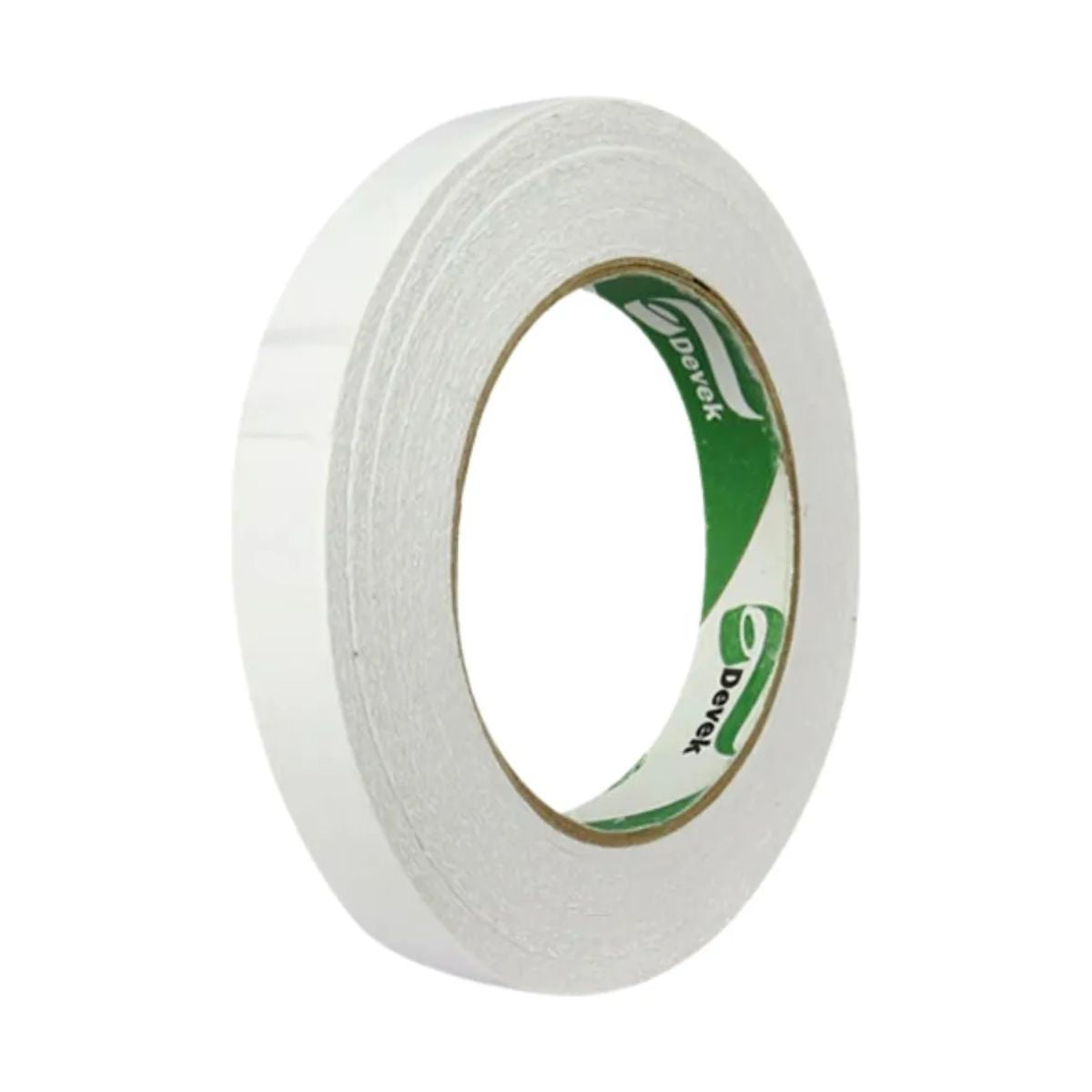 Pack 6 Cinta Adhesiva Doble Cara Devek 18 Mm X 33 M Color Blanco