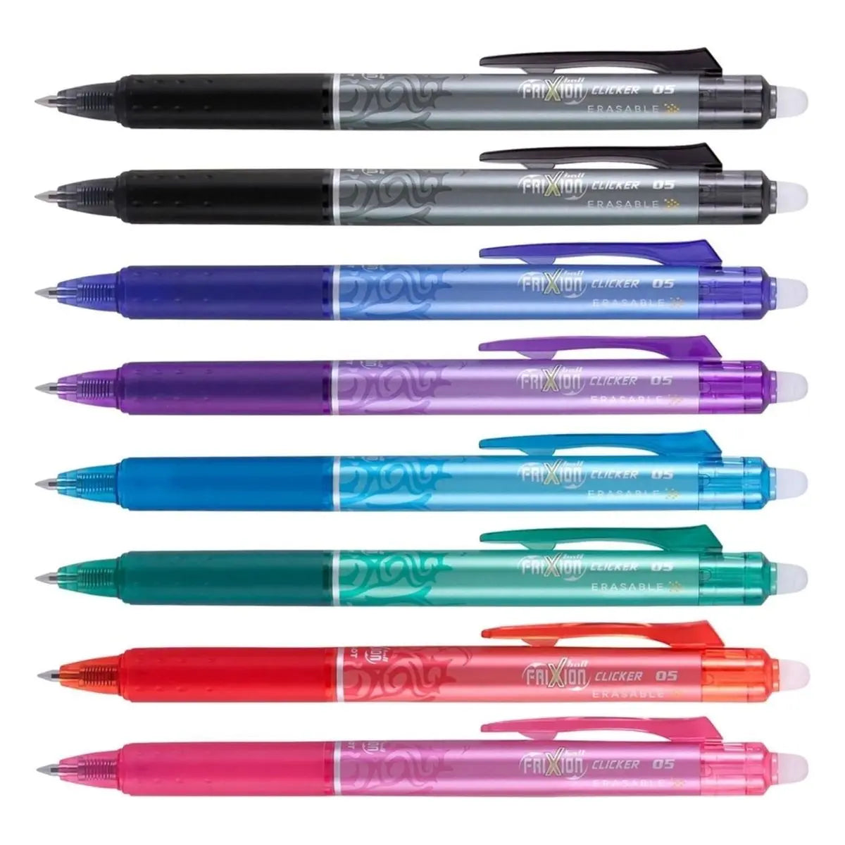 8 Plumas Borrables Pilot Frixion Ball Clicker Colores Surtidos Pilot