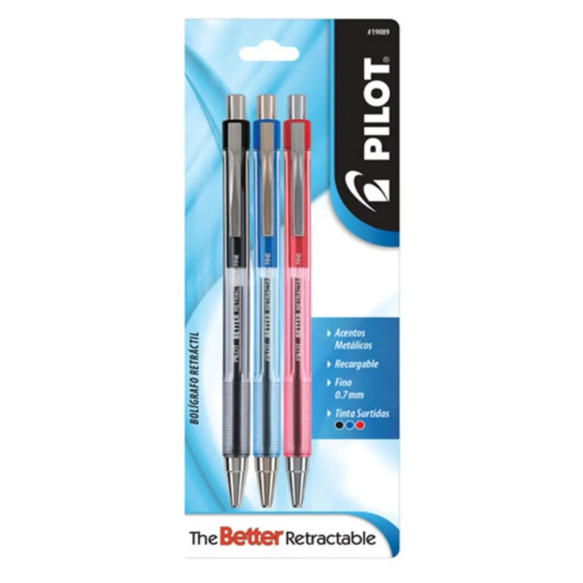 3 Boligrafos Better Bp-145 Pilot Punto Fino Pilot