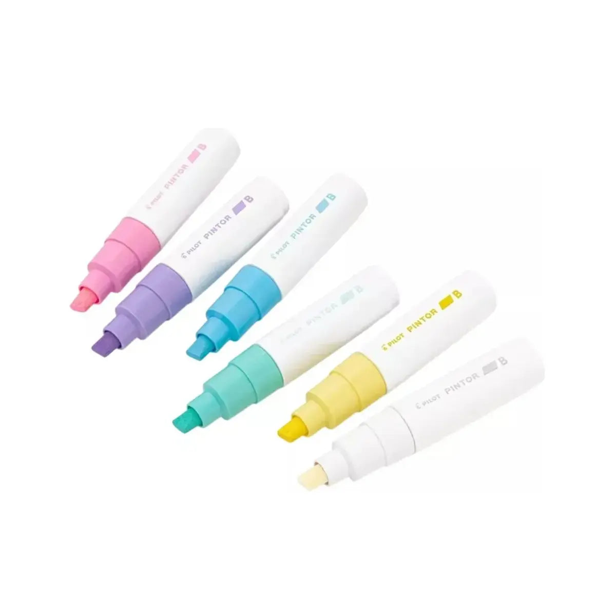6 Marcadores Creativos Pilot Pintor Punto Grueso Pastel Pilot