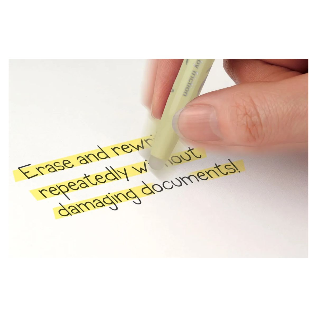 6 Marcatextos Frixion Light Pilot Colores Pastel