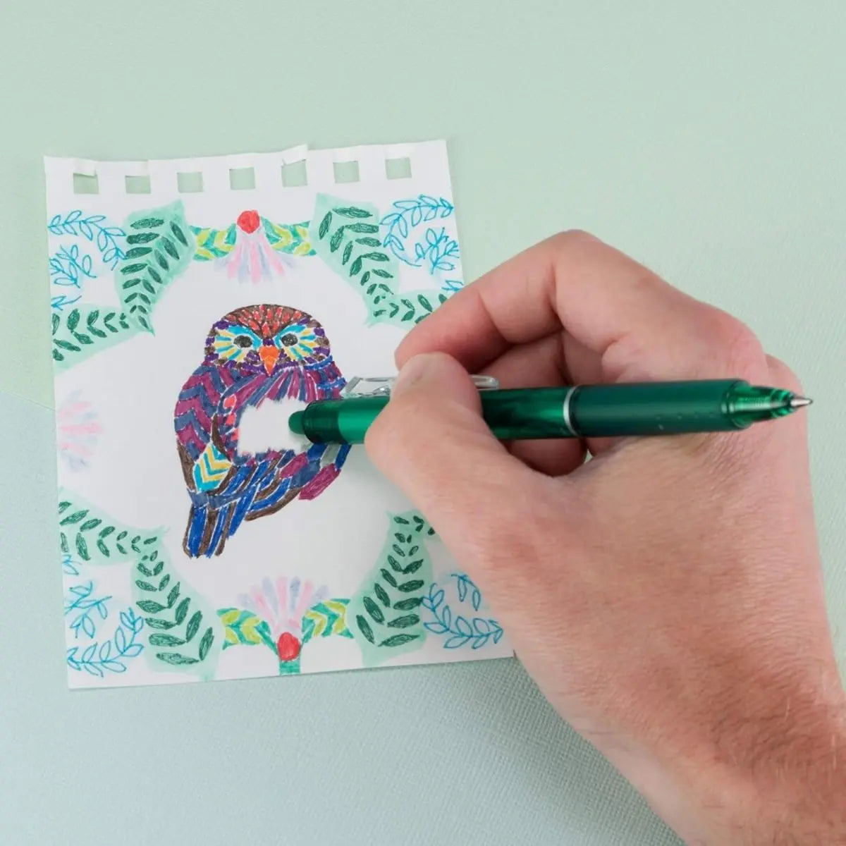 Bolígrafo Pilot Frixion Clicker Borrable Verde 0.7 Mm Pilot