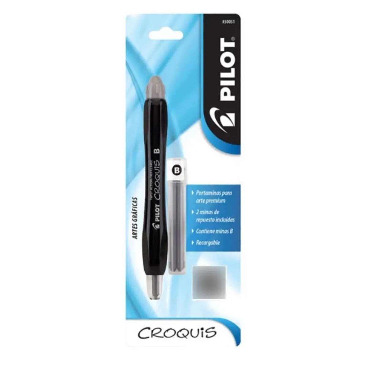 Lapicero Croquis P/bocetos Pilot Mina B + Repuestos 3.8 Mm - Pilot