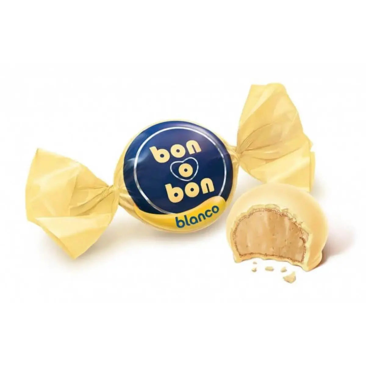 18pz Chocolate Bon O Bon Blanco Relleno Crema De Cacahuate - Pilot - vista lateral