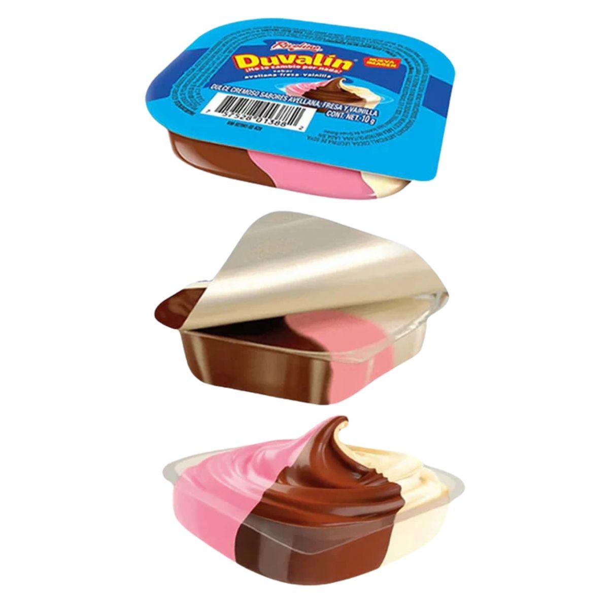 18 Duvalin Trisabor Ricolino Avellana Vainilla Fresa