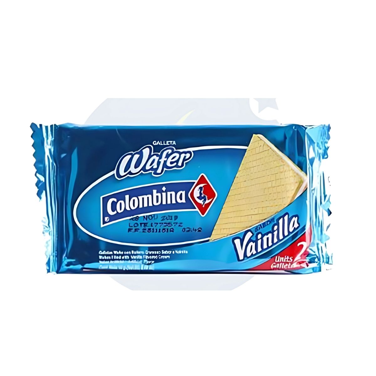 12pz Galleta De Vainilla Wafer Colombina 168gr