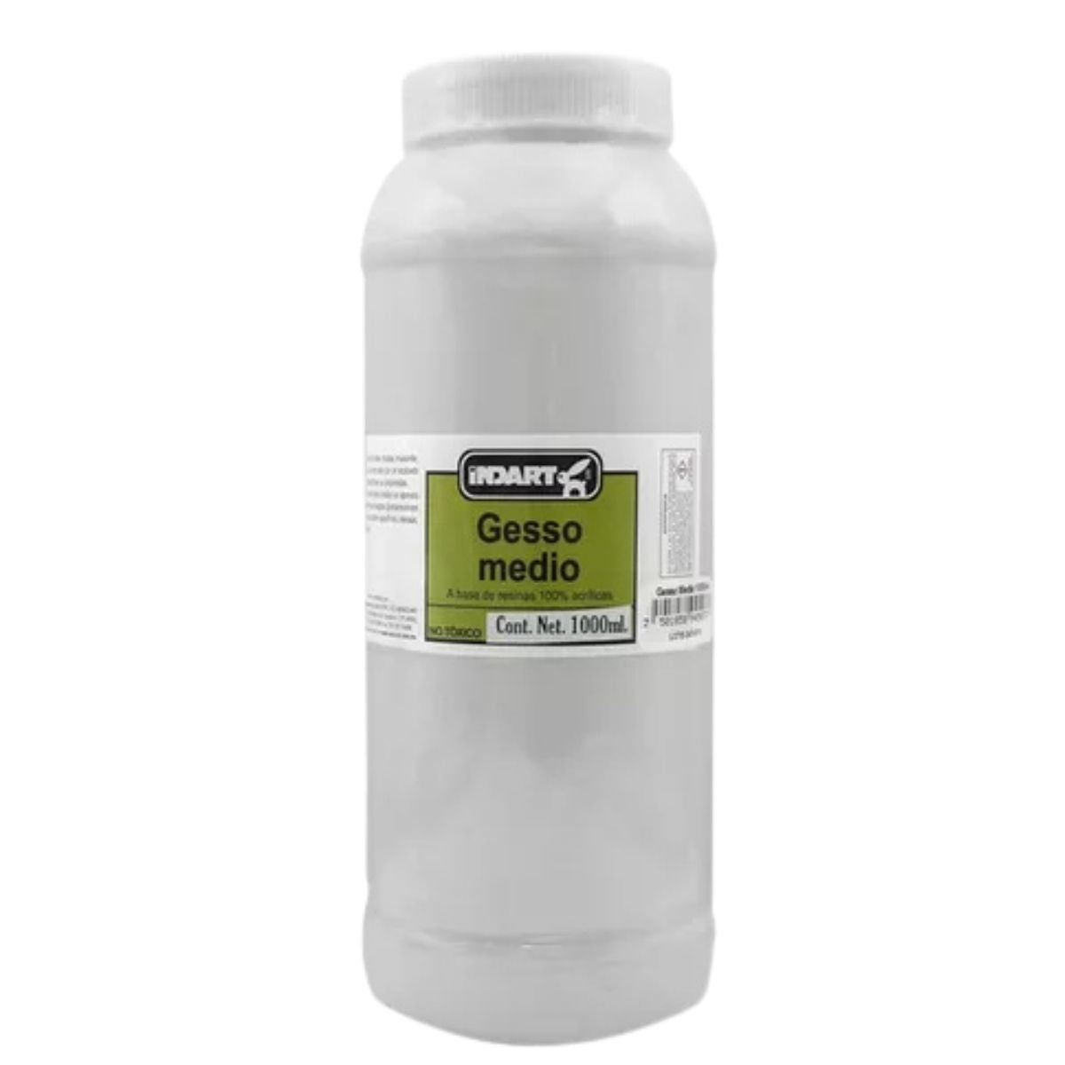 Gesso Acrilico Medio Blanco Indart 1 Litro