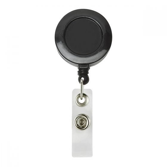 25 Portagafete Portacredencial Clip Retractil Cordon 85cm - MarchanteMX