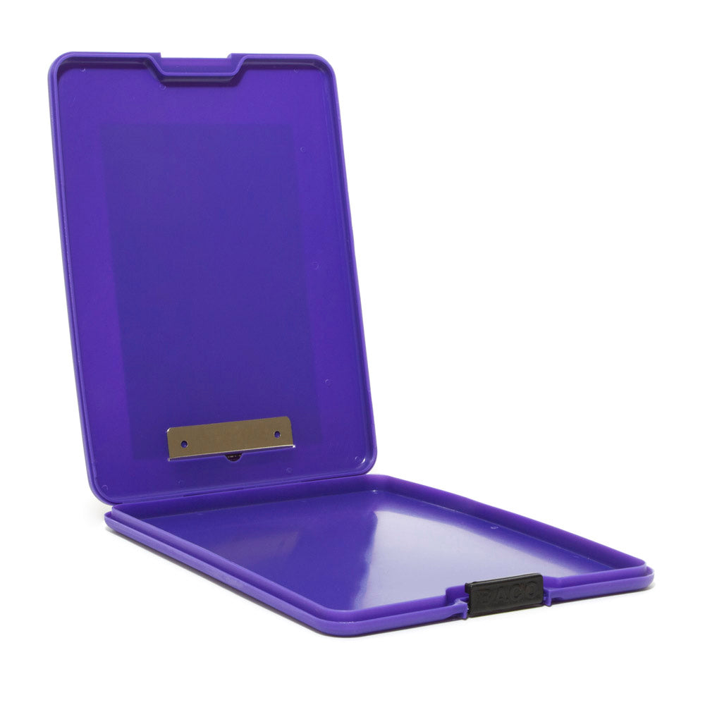 Tabla Estuche Baco Plástico Varios Colores Sujetapapeles