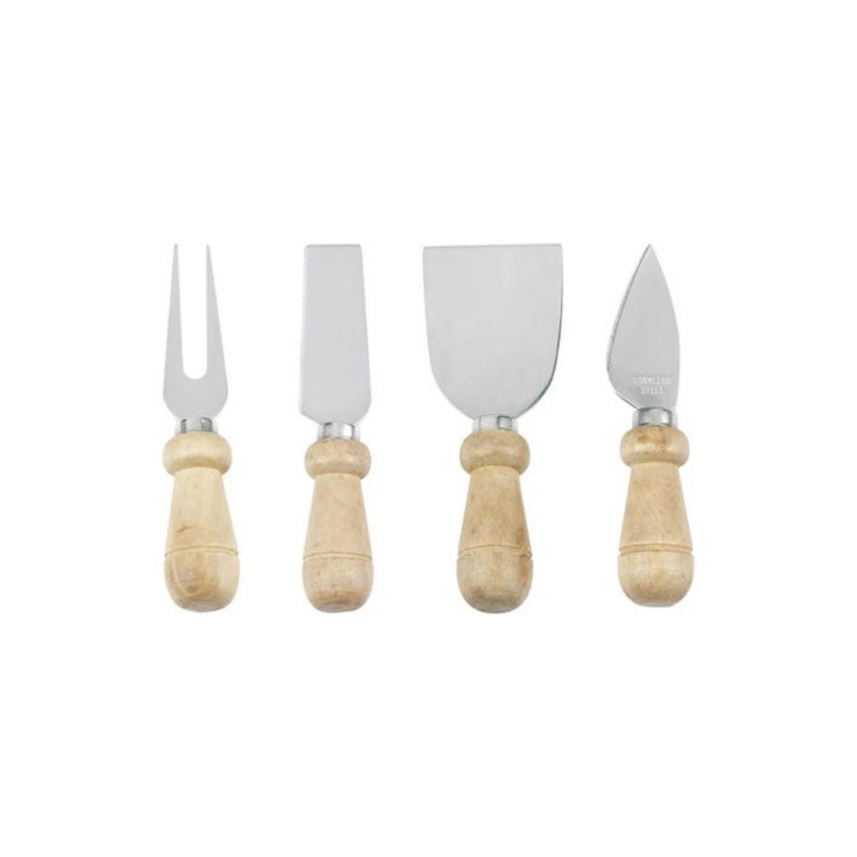 Set Tabla Cuchillo Tenedor Asturias Promoopcion Queso Madera