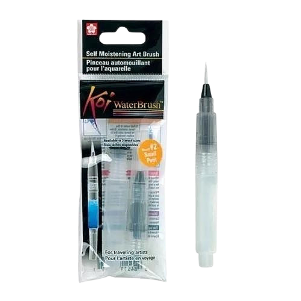 KOI - GRANDE Pinceles con depósito de agua 9 ml