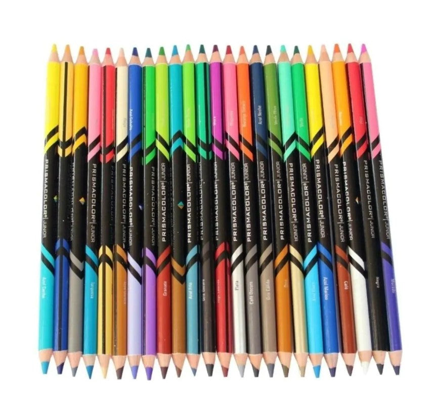 Lápices de Colores Doble Punta Prismacolor Junior 24 Piezas y 48 Colores - MarchanteMX
