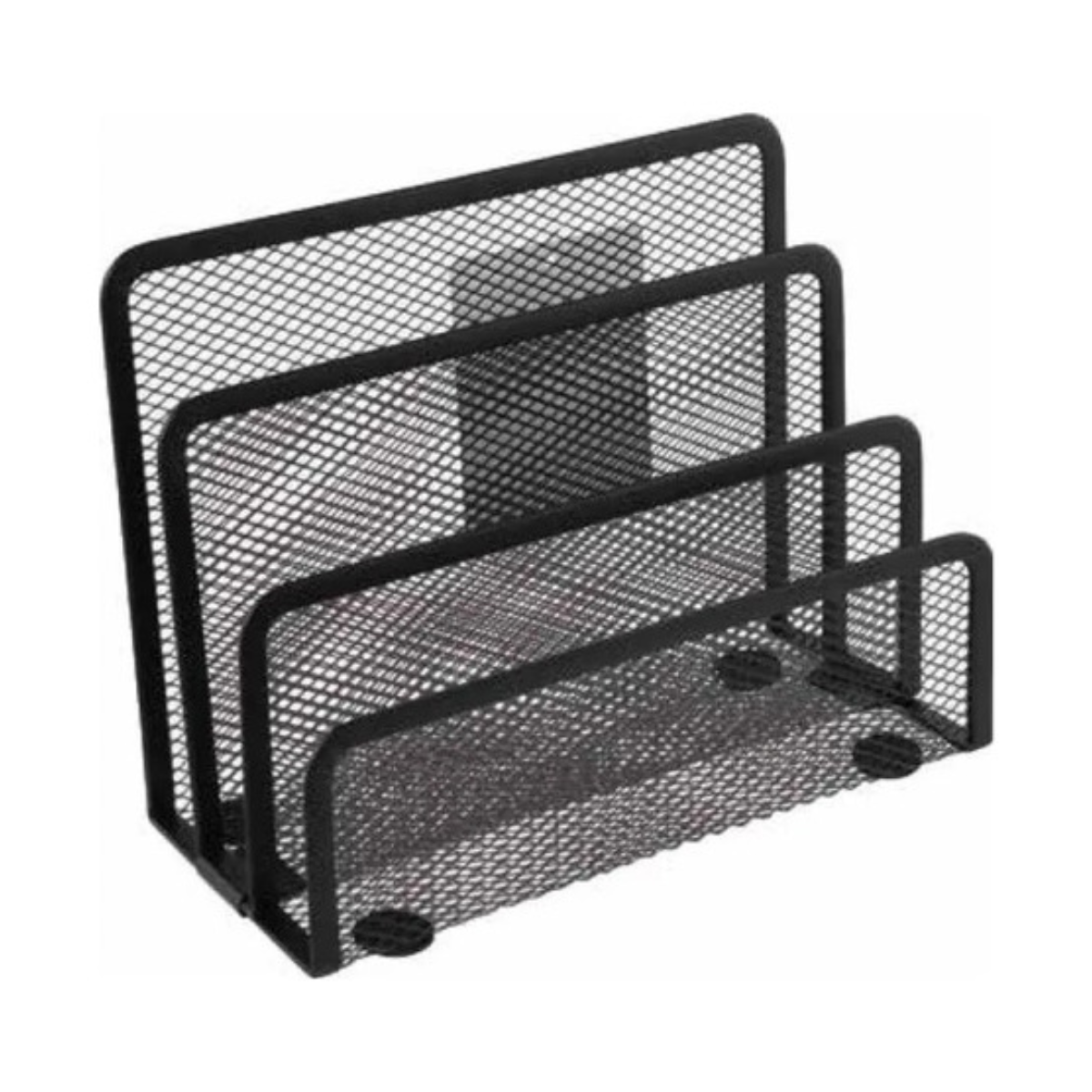 Porta Sobres Malla Mae Organizador Escritorio Negro Oficina