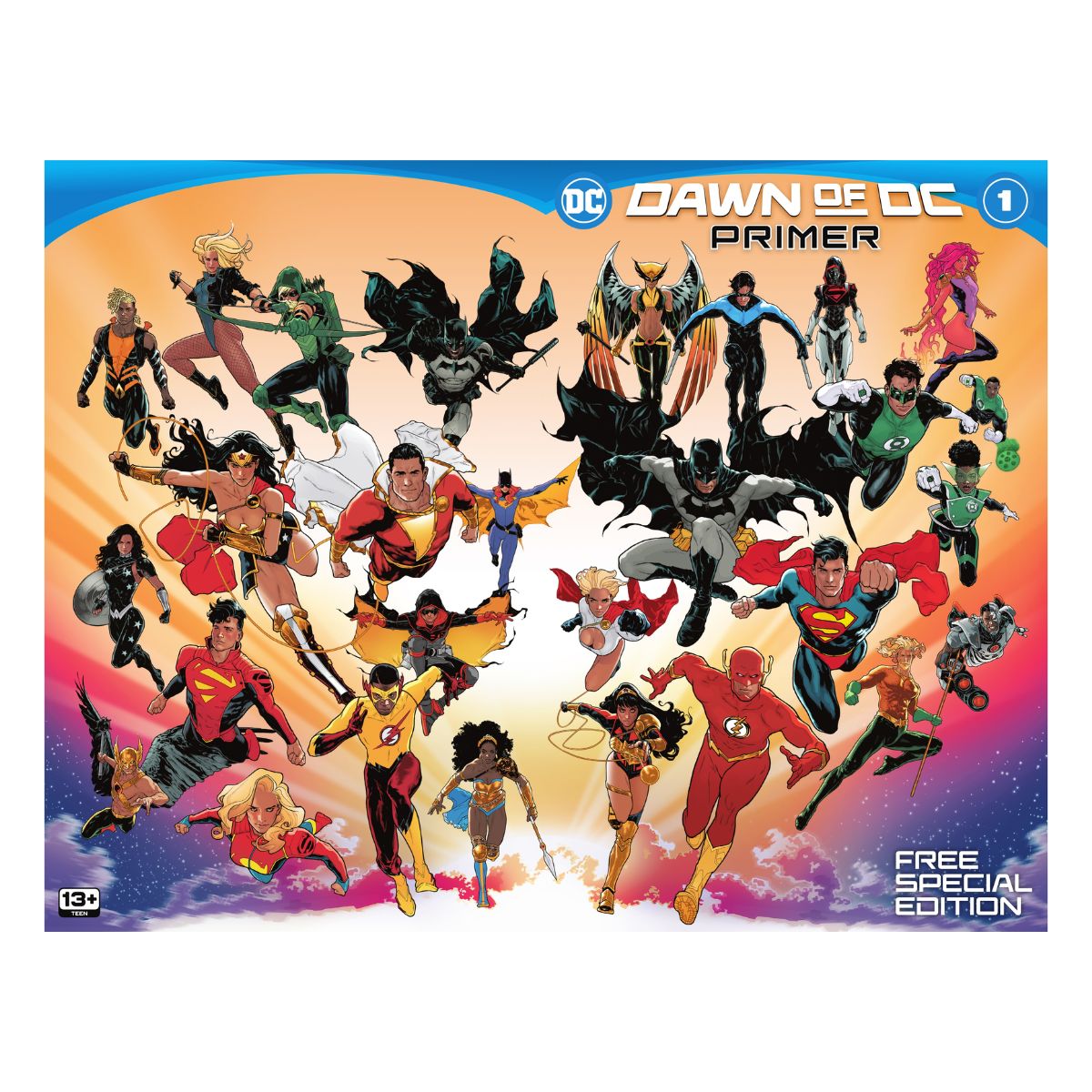 Free Comic Book Day Dawn Of Dc Primer Panini México 2024