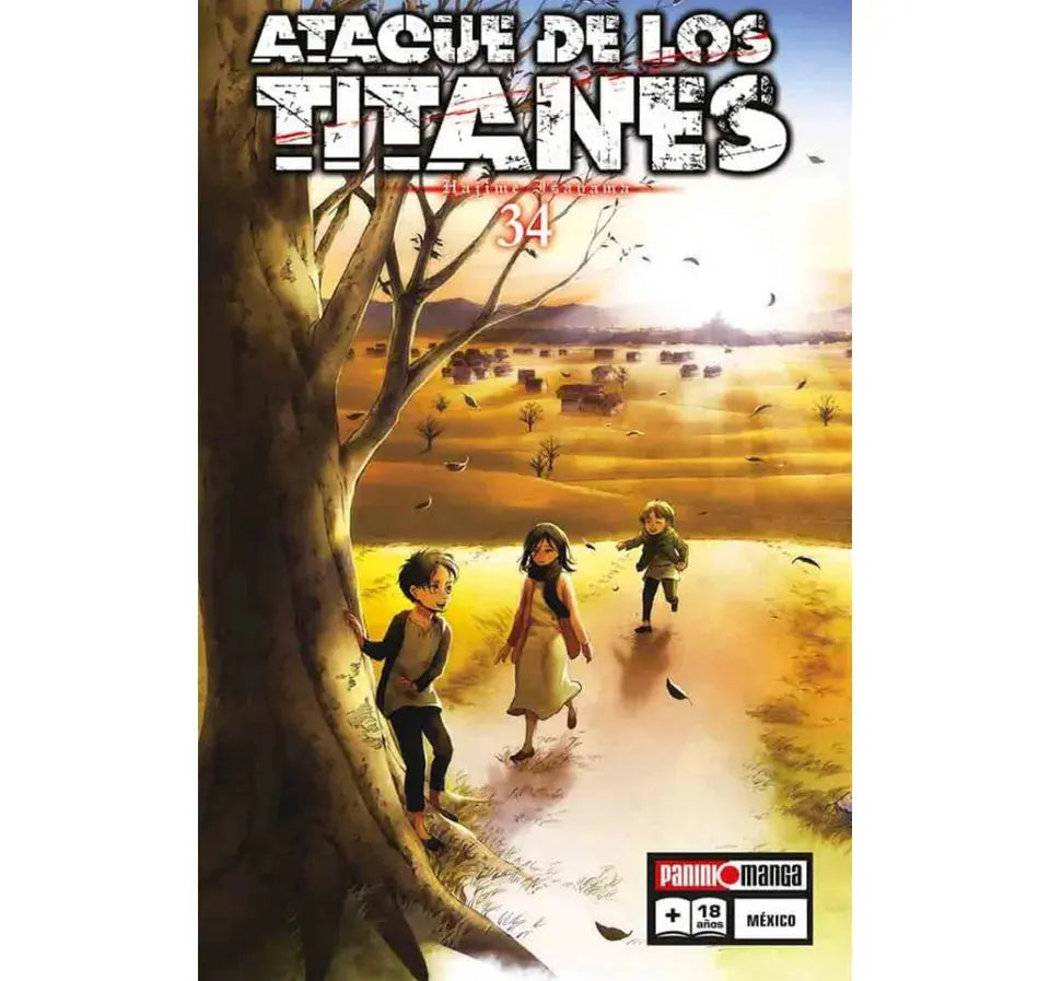 Ataque De Los Titanes Manga Panini Anime Tomo A Elegir N°34 - Cuanda