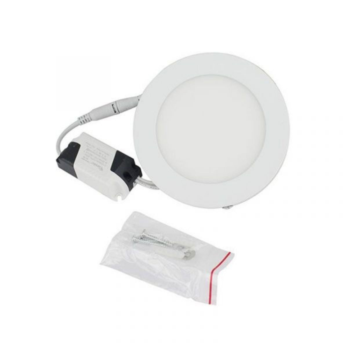 Luminario Lampara LED Circular Techo Sanelec 6W Luz Fria