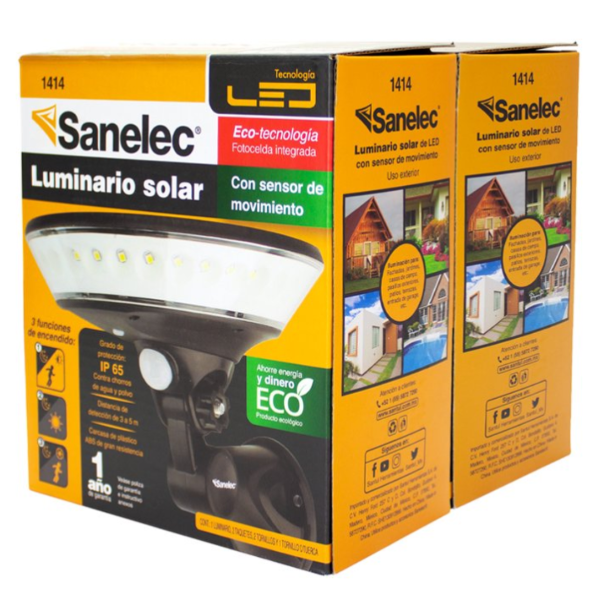 Luminario Solar 360 Sanelec 1414