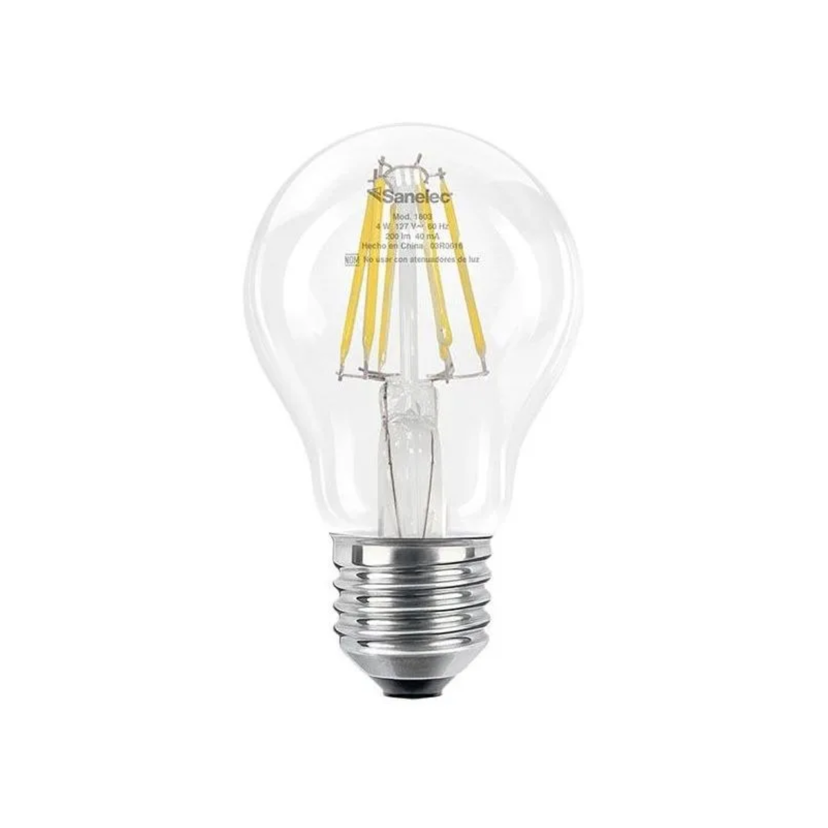 Foco Led Filamento 4W Luz Sanelec