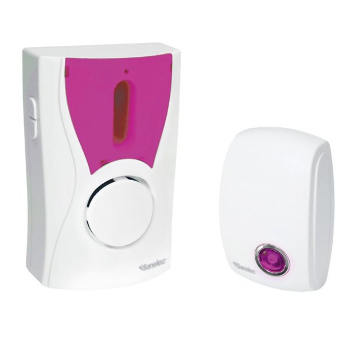 Timbre Inalámbrico A rosa Con Clavija Sanelec